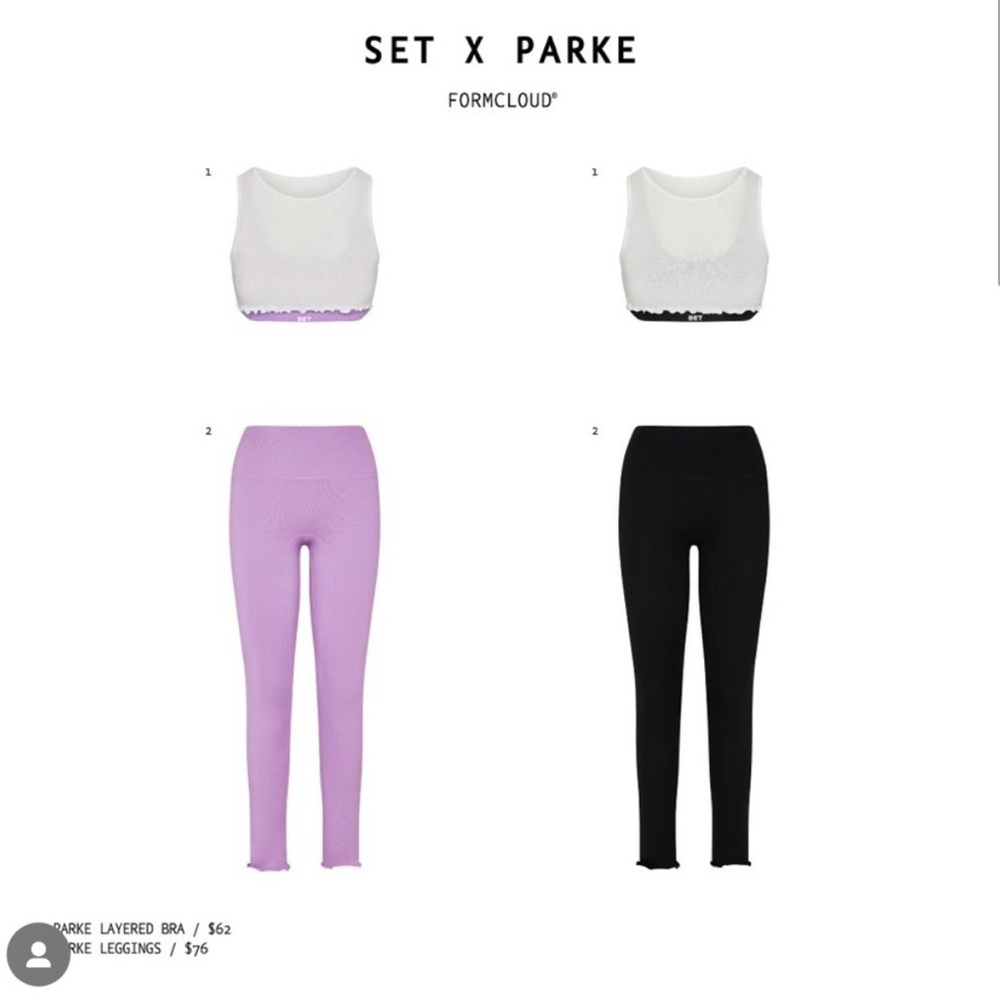 Set Active x Parke workout set